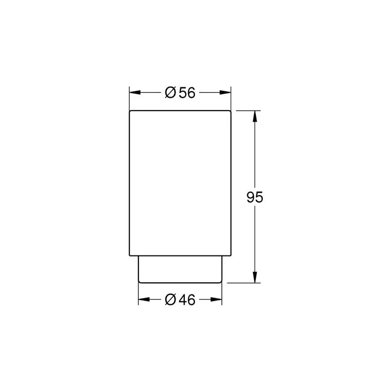 Стакан, прозрачный белый Grohe Selection 41029000