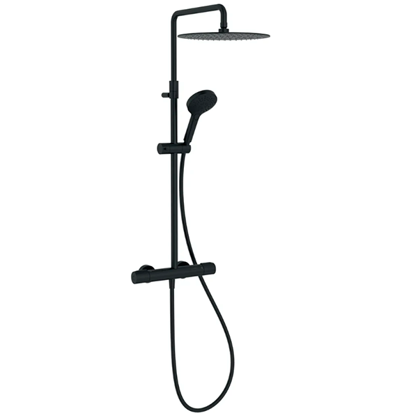 Душевая система с термостатом, черный Jacob Delafon Metro E26588-BL
