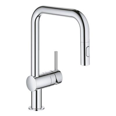 Смеситель для кухни, выдвижной излив, хром Grohe Minta 32322002