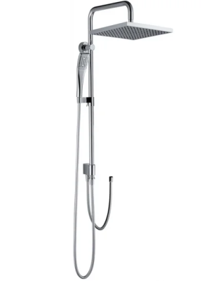 Душевая система с квадратным верхним душем, без смесителя, хром Jacob Delafon EO E11716-CP