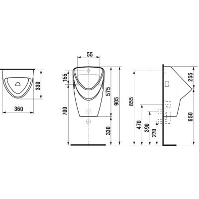 Писсуар подвесной Jika Livo 8402010000001