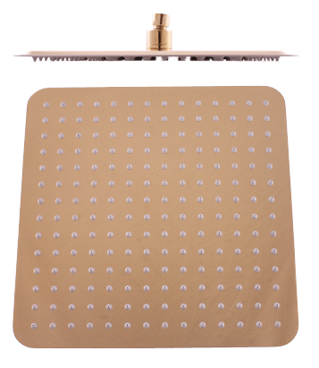 Верхний душ 300, квадратный, золото Rav Slezak KS0004Z