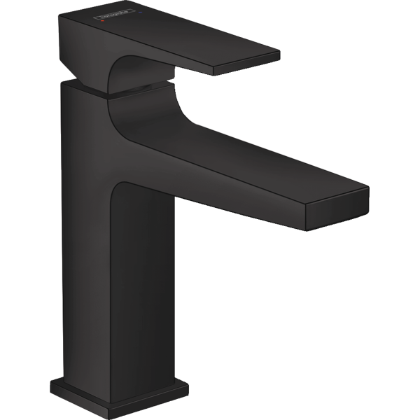 Смеситель для раковины с донным клапаном, черный Hansgrohe Metropol 32507670архив