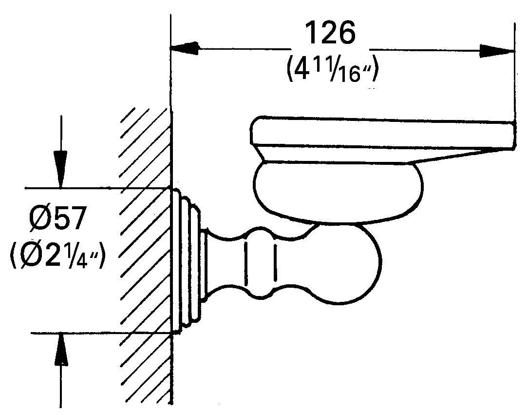 Держатель для мыльницы, хром Grohe Sinfonia 40045000