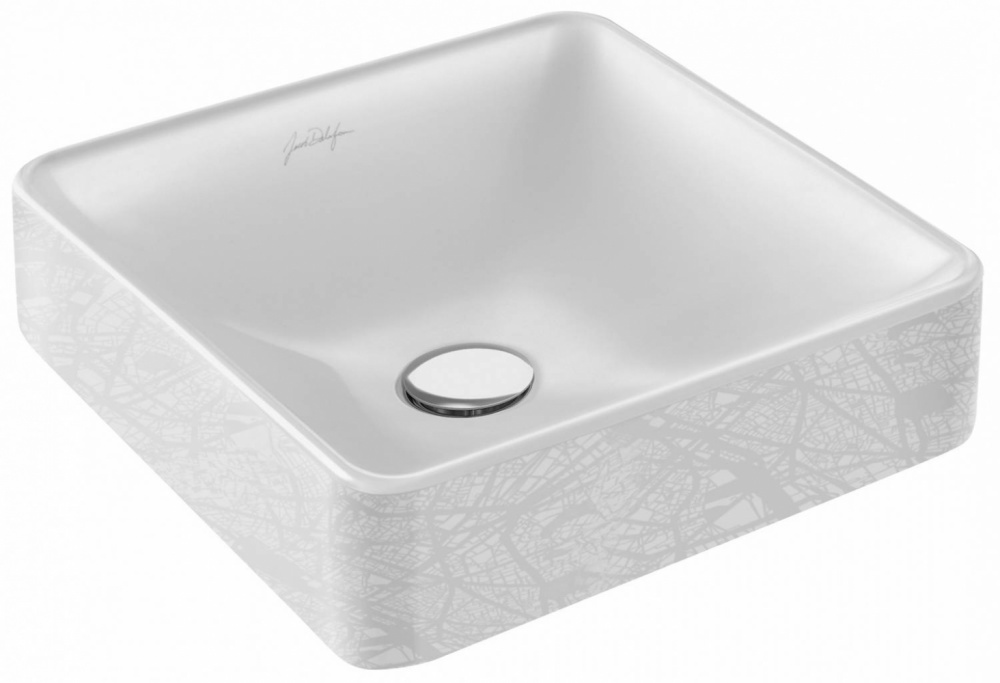 Раковина накладная 40, карта Парижа Jacob Delafon Vox EVG102-PT5