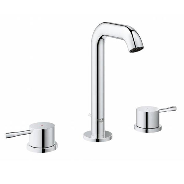 Смеситель для раковины с донным клапаном, на 3 отверстия, хром Grohe Essence 20296001