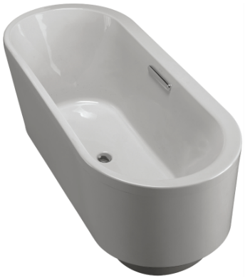 Ванна овальная 1700х750, отдельностоящая, белая Jacob Delafon Evok 18347K-00