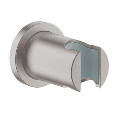 Держатель для душа, настенный, с круглой розеткой, суперсталь Grohe Rainshower 27074DC0