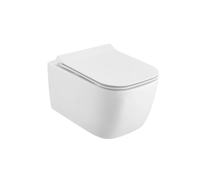 Унитаз подвесной с крышкой-сиденьем с микролифтом, белый SSWW CT2067