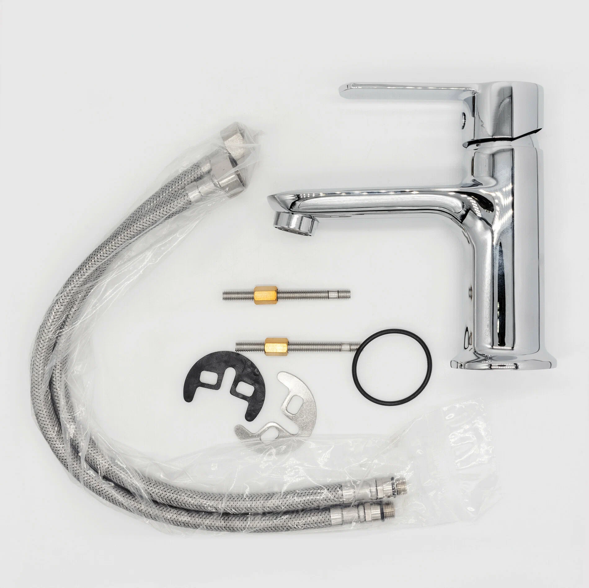 Смеситель для раковины, хром VODA Drop DP26M