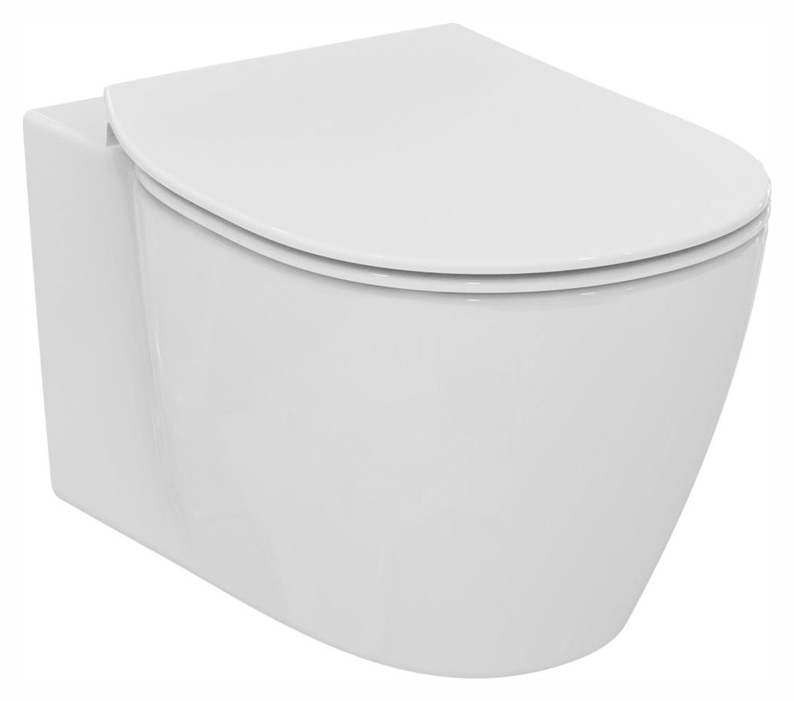 E047901 CONNECT AquaBlade® Подвесной унитаз с полностью скрытым креплением, с крепежом TT0299327, дл