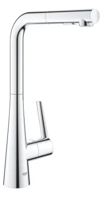Смеситель для кухни, выдвижной излив, хром Grohe Zedra 32553002