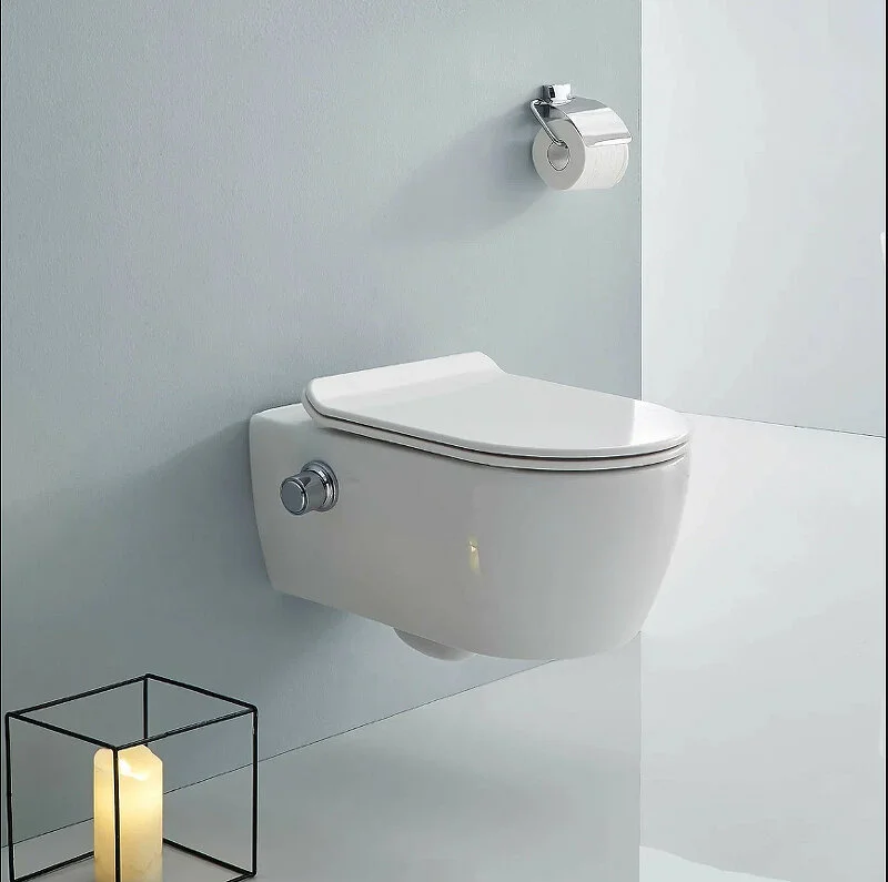 Унитаз-биде подвесной, белый SSWW CT2039V-B