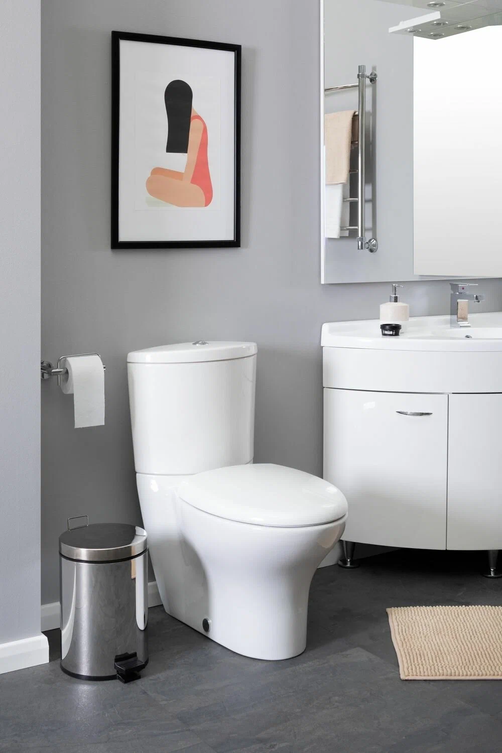 Унитаз напольный, белый Jacob Delafon Presquile 19077-00-01