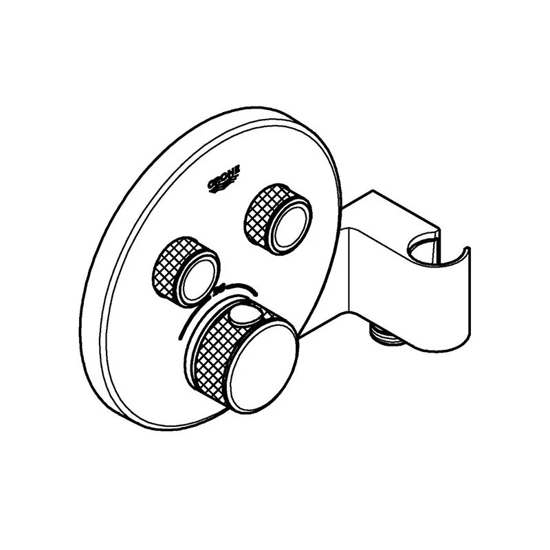 29120000 Grohtherm SmartControl Термостат на 2 выхода, комплект верхней части