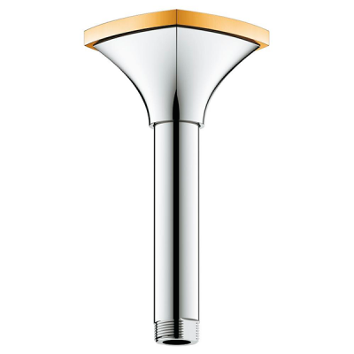 Кронштейн душевой 142, потолочный, хром-золото Grohe Grandera 27978IG0